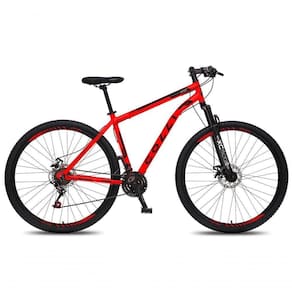 Bicicleta Athena Aro 29 Em Aço Com 21 Marchas Colli Vermelho
