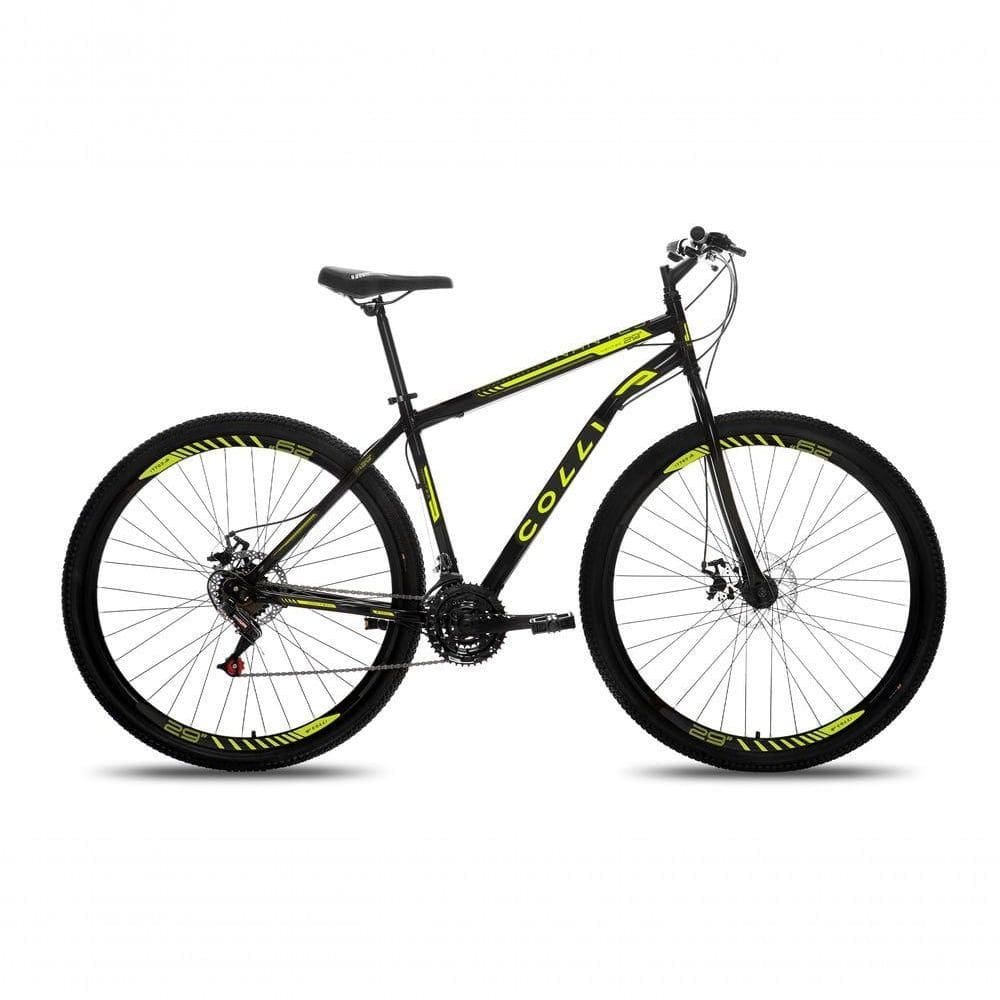 Bicicleta Aro 29 Colli Bike Nantes Freio A Disco Preto-amarelo