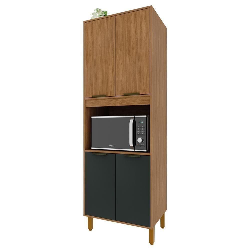 Torre Quente Toronto 70cm 1 Forno Freijó-chumbo - Indékes Freijó-chumbo