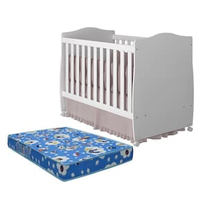 Berço Mini Cama Conforto Branco Com Colchão Physical - Permóbili Baby Branco