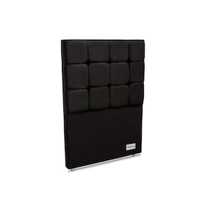 Cabeceira Cama Box Estofada Piave Veluto Solteiro - Suede Preto - Ortobom