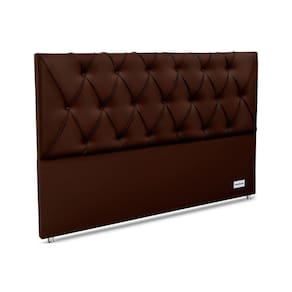 Cabeceira Cama Box Estofada 195 Murat Facto Brown King 195 - Courano Marrom - Ortobom