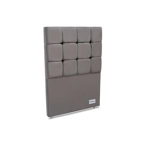 Cabeceira Cama Box Estofada Piave Linho Solteiro - Linho Cinza - Ortobom