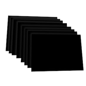 Papel artístico Sax colorido preto 9x12" 130gsm 50 folhas Folia