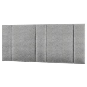 Cabeceira Modulada Queen 160 Cm Com Led Linho Cinza Milani Store Cinza
