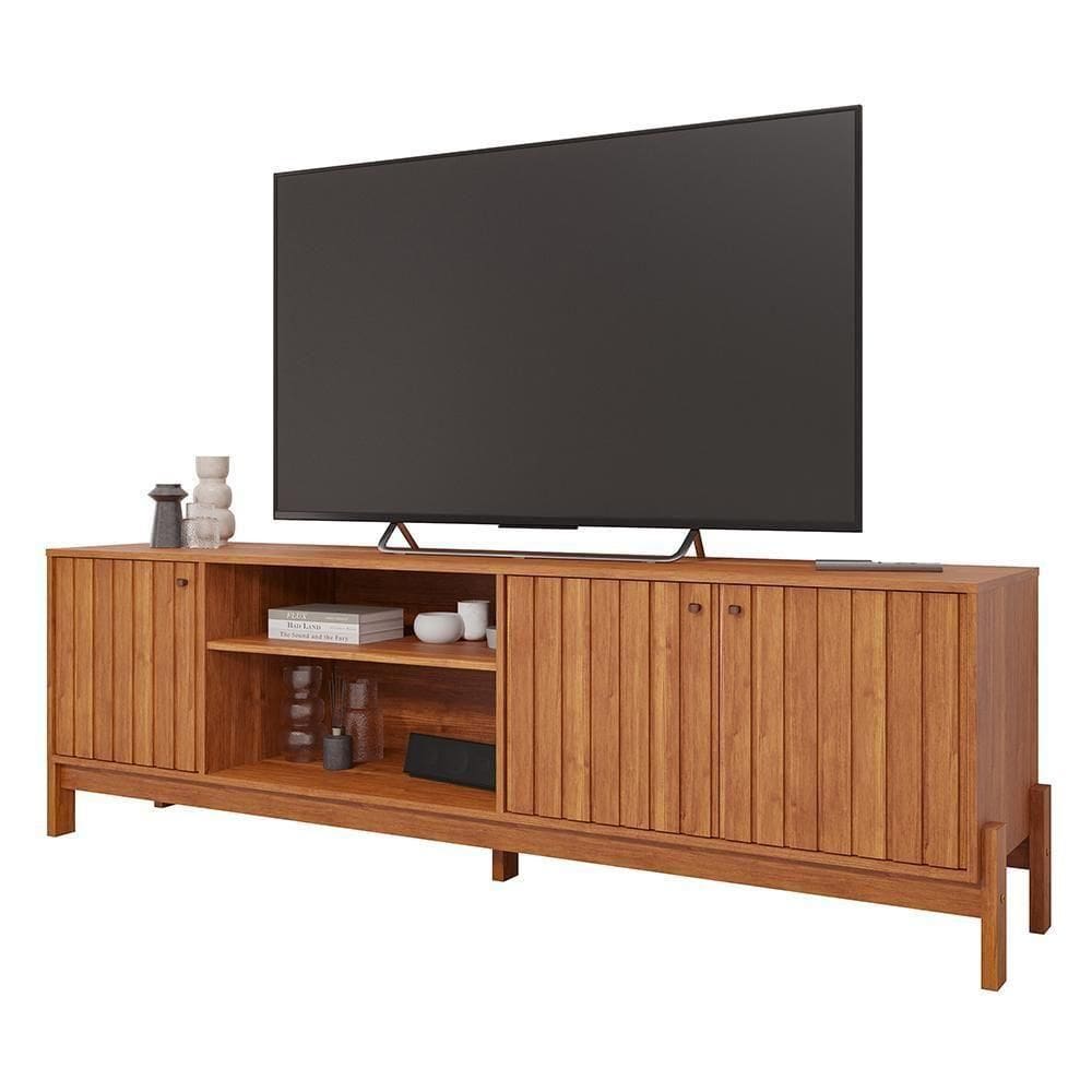 Rack Bancada Holanda 205cm Cinamomo Para Até 70? - Permóbili Cinamomo