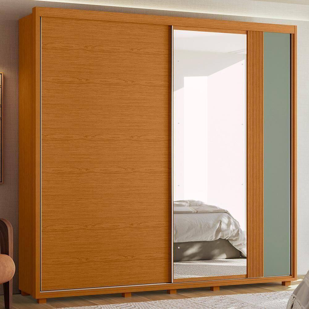 Guarda Roupa Casal Acácia 2 Portas Deslizantes | Casas Bahia