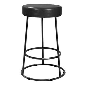 Banqueta Roma 70cm Couríssimo Preto - Salaone Preto