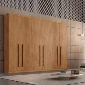 Guarda Roupa Casal Maya 6 Portas E 6 Gavetas Rufato Imbuia/imbuia/imbuia