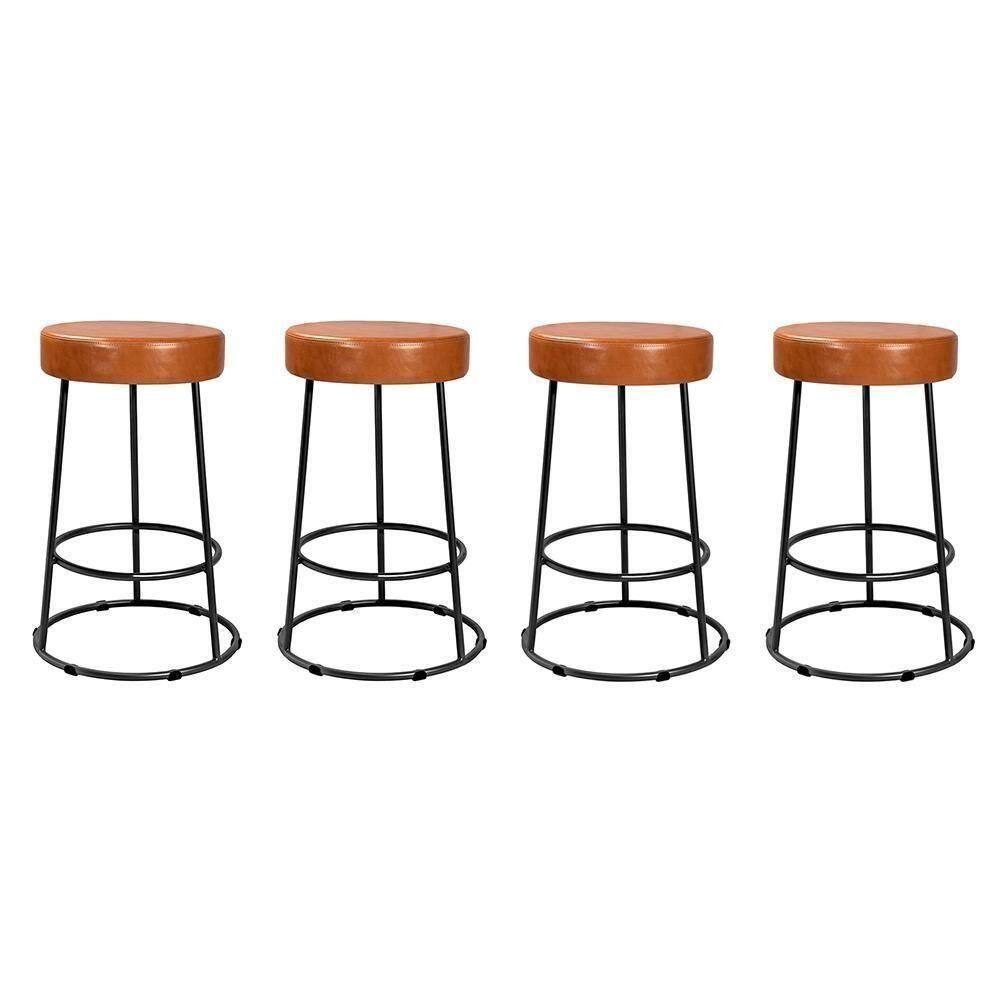 Kit 4 Banquetas Roma 70cm Couríssimo Amarula - Salaone Amarula