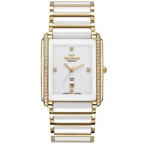 Relógio Technos Feminino Ceramic-saphire Dourado - Gn10ax-4b Gn10ax-4b