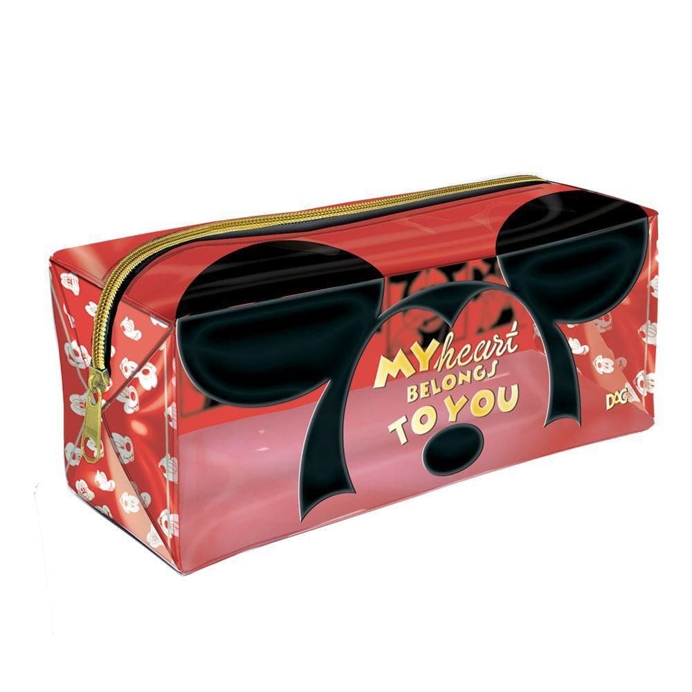 Estojo Grande Em Pvc Crystal Mickey Dac