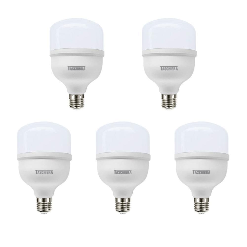 5 Lâmpadas Alta Potência Tkl 330 61W 6500K E27 Taschibra