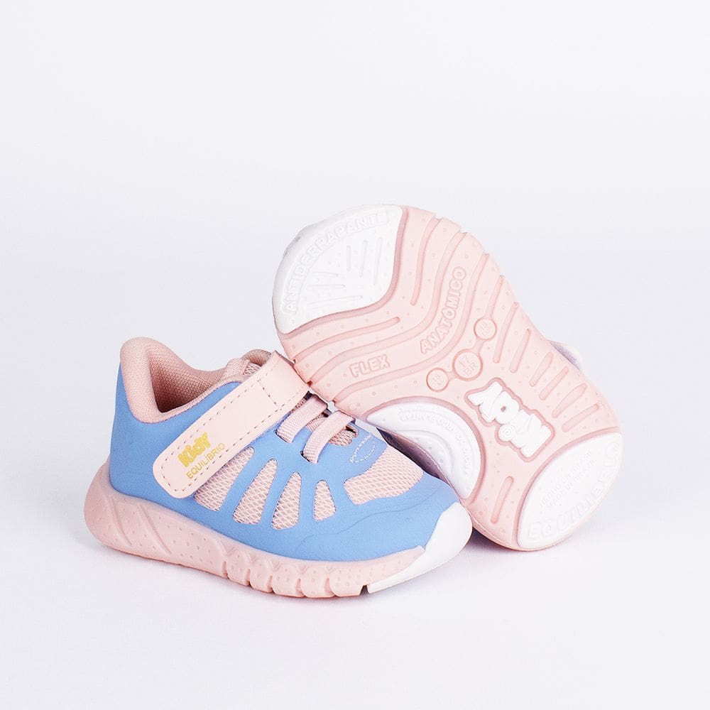 Nu-Tenis Kidy Equilibrio Azul/Nude 