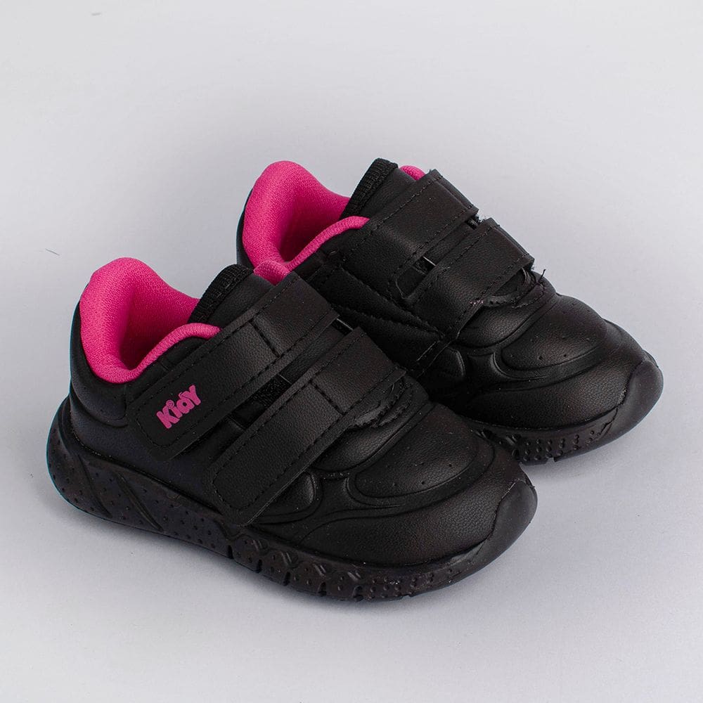 TENIS KIDY EQUILIBRIO PRETO/PINK Kidy