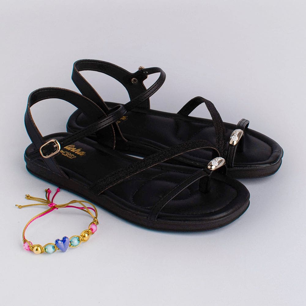 RASTEIRA FLAT PRETO Kidy