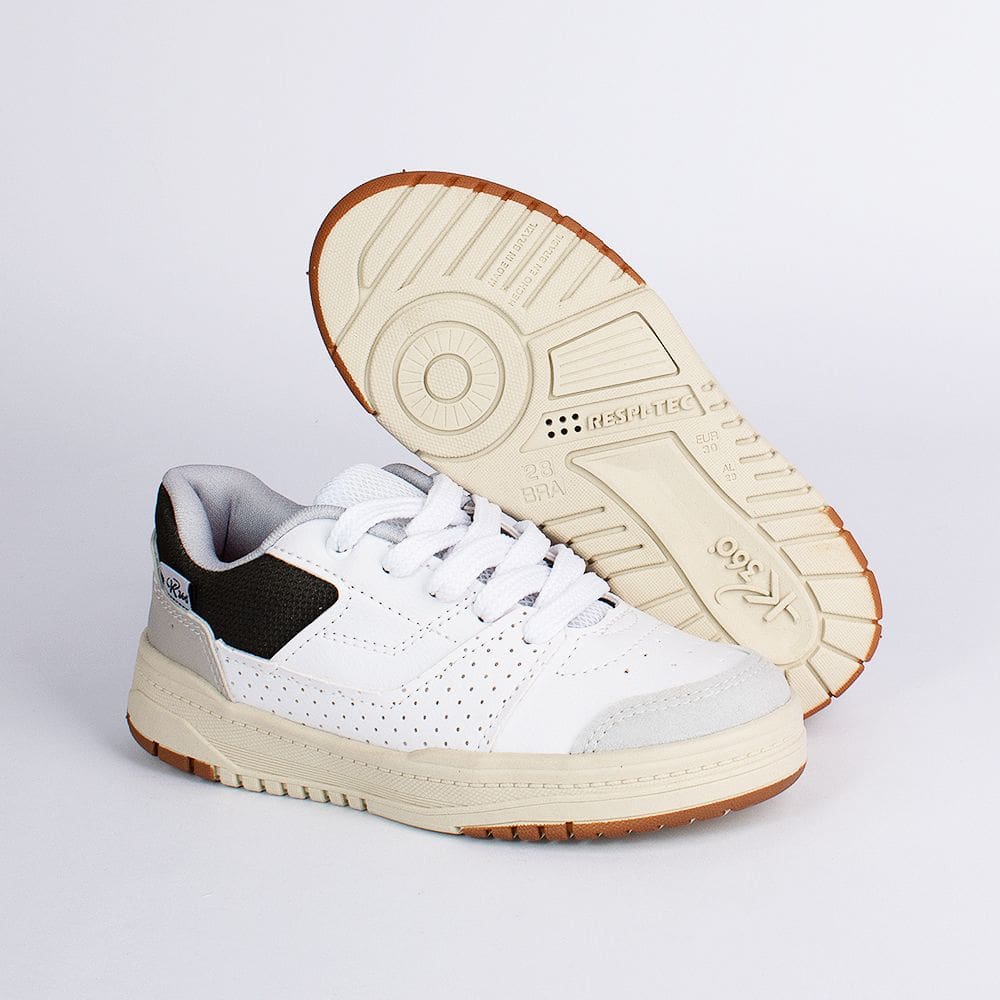 Tênis K360 Estilo Respitec Branco/Cinza/Verde