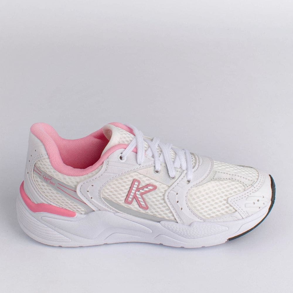 TENIS K360 RETRO BRANCO/ROSA Kidy