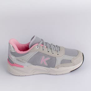 TENIS K360 RETRO CINZA/ROSA Kidy