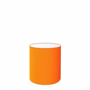 Cúpula em Tecido Cilindrica Abajur Luminária Cp-2009 13x15cm Laranja