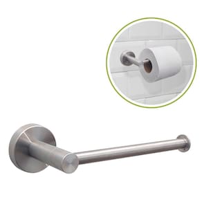 Porta Papel Higiênico Premium Luxo Inox Parede 17Cm Flvx