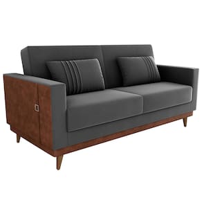 Sofa Cama 2 Lugares 203 cm Veludo Maserati Chum Corino Whisk Milani Store
