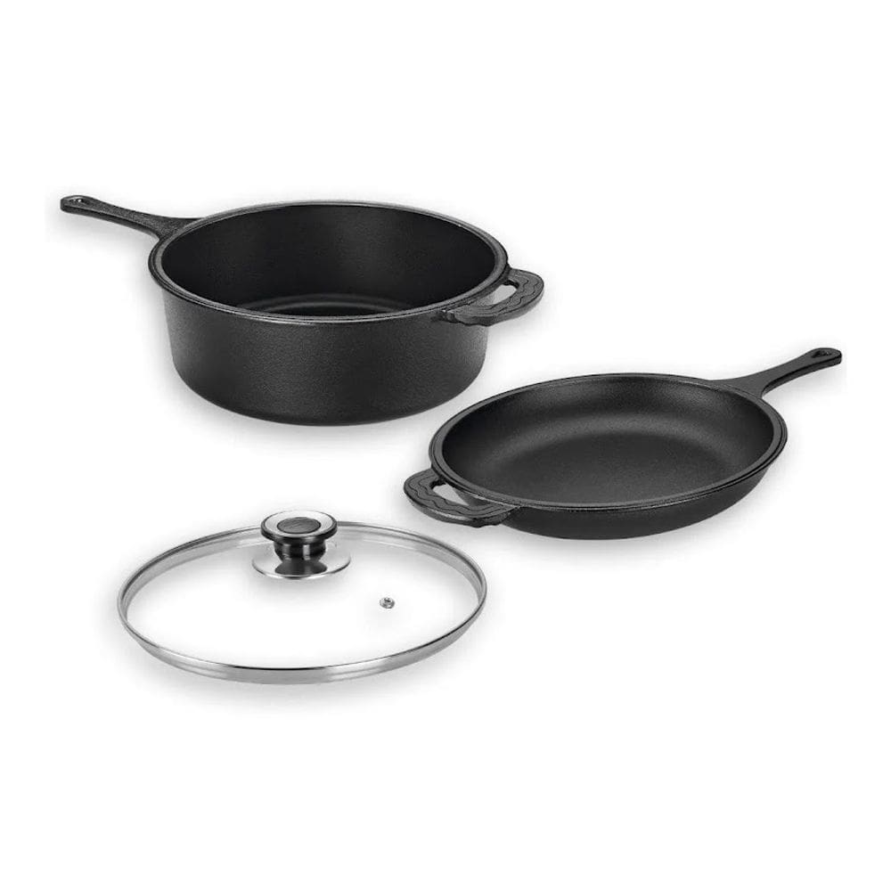 Conjunto Caçarola Frigideira Multiuso