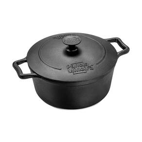 Caçarola Artesanal com Tampa de Ferro Panela Mineira 24cm 4L