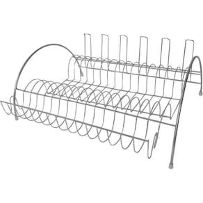 Escorredor De Louças Em Arco Inox Cromado 42X33X17Cm Madefer