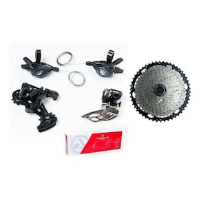 Kit Transmissão Bicicleta Absolute A7 20V Com Cassete