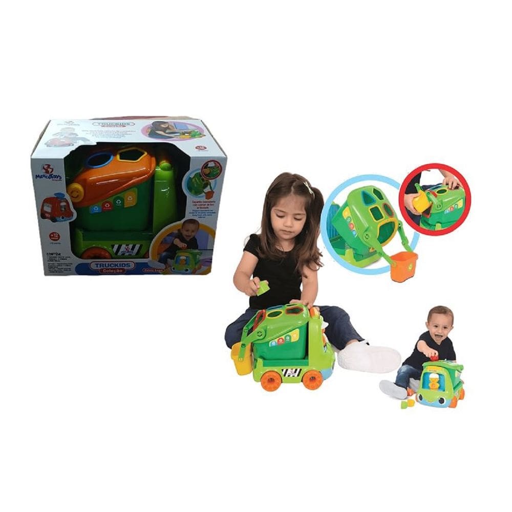 Carrinho Truckids Coleta Legal - MercoToys