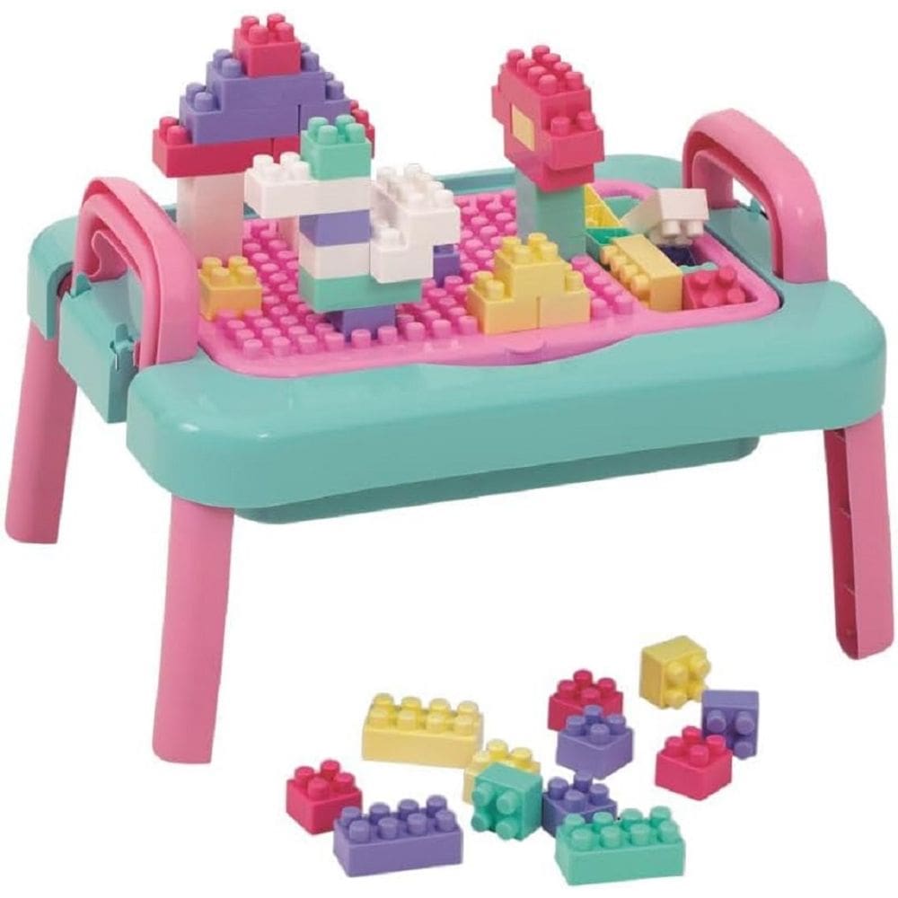 Mesinha Mercoblocks Charmosa - MercoToys