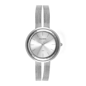 Relogio Mondaine Feminino Ref: 32924l0mvne2 Fashion Mesh Prateado