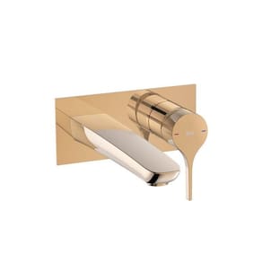 Kit com 3 Monocomando para Lavatório de Parede Insígnia Rosé Gold