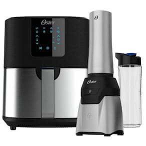 Kit Oster Blender Power Inox E Fritadeira Ultra Digital 4,8L 220V