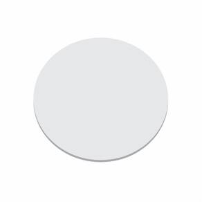 Disco Circular 30cm Branco P/ Lustre Tampa Luminaria 2mm x30cm Td-6004