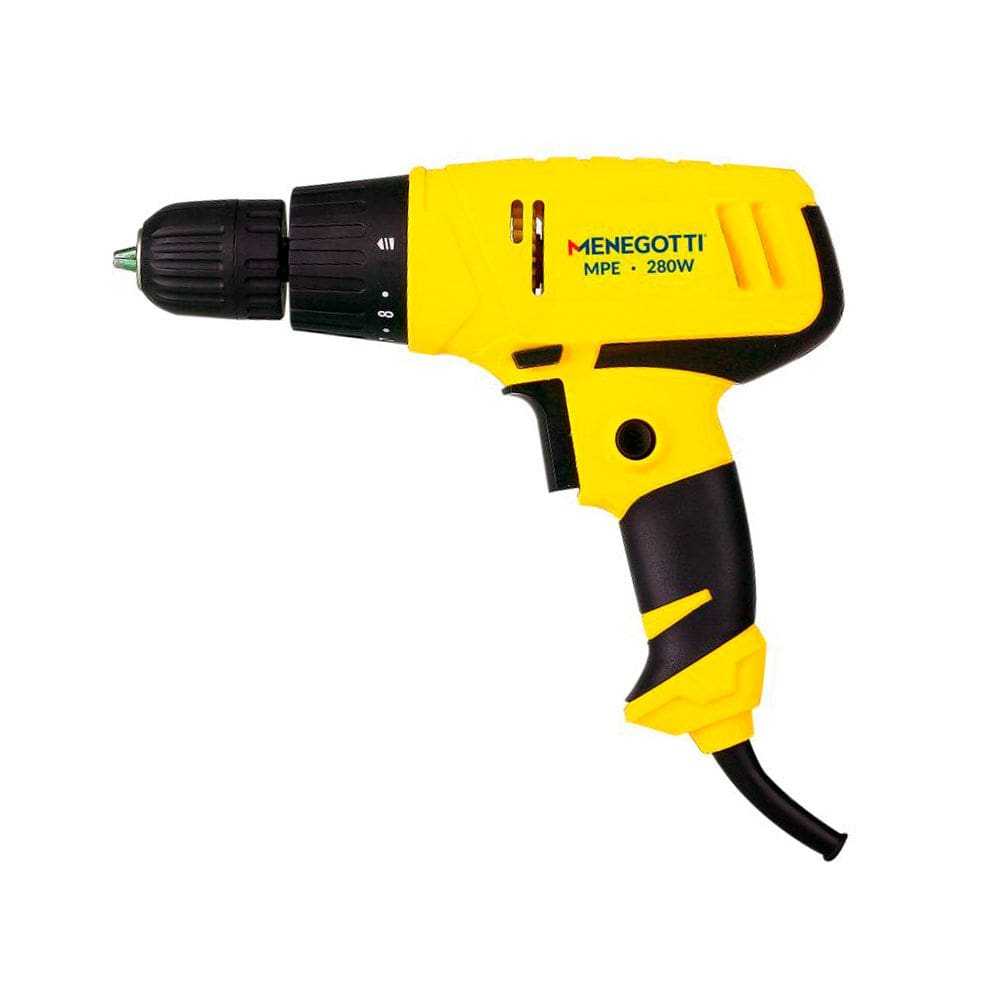 Parafusadeira Elétrica 3/8Pol 10mm MPE 280W Menegotti 110V