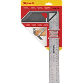Esquadro 10 250Mm Cabo Aluminio Carpinteiro Starrett K53m-250-S