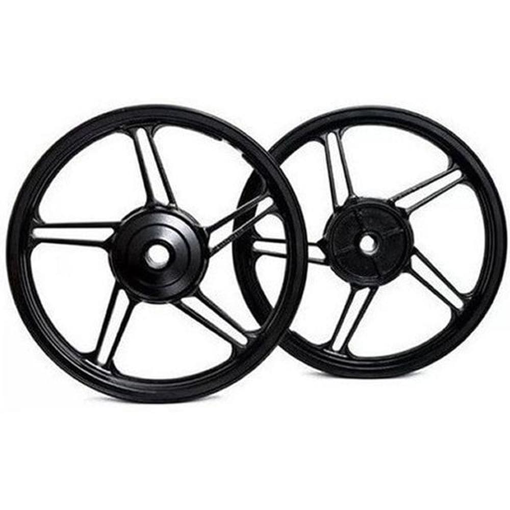 Par De Rodas Modelo Titan 2014 Titan 125 Ks Preto