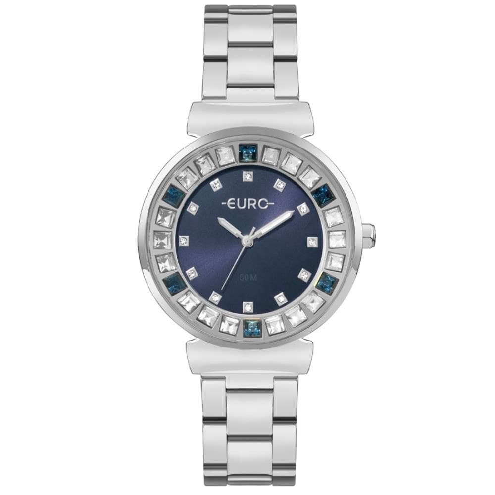 Relógio Euro Feminino Ref: Eu2035yxw/4a Stones Prateado