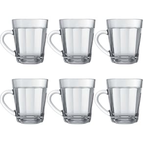 Jogo 6 Xícaras Americano Café Expresso 90 ml 5110 Nadir