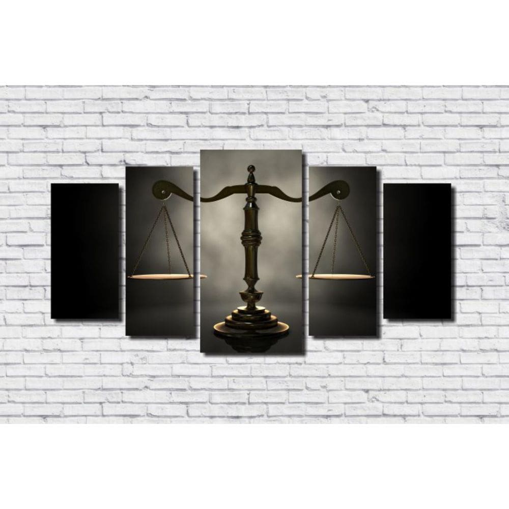 Quadro Decorativo Advocacia Balança