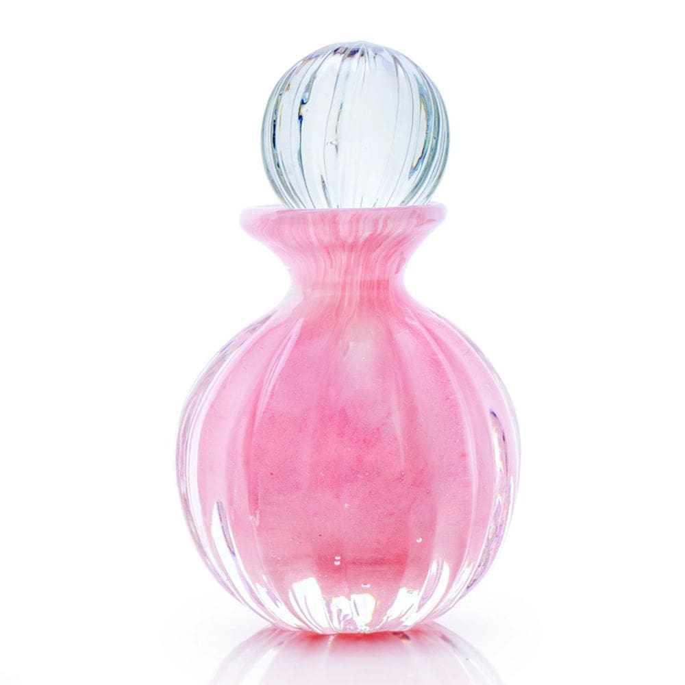 Garrafa Em Cristal Murano Rosa São Marcos