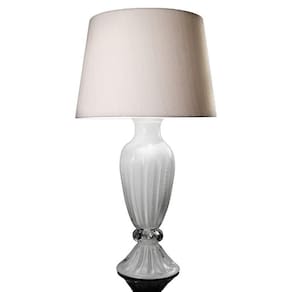 Abajur Murano Branco 110V - Elegância na Decoração