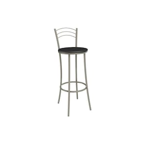 Banqueta Sala de Jantar Petra 1B700NK Aço 1 Un Niquel/ano Preto - Kappesberg