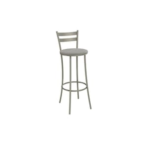 Banqueta Sala de Jantar Jade 1B699NK Aço 1 Un Niquel/Boucle Cinza - Kappesberg