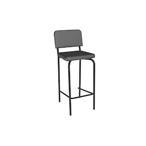Banqueta Sala de Jantar Fiji 1B712PRF Aço 1 Un Preto/ano Preto - Kappesberg