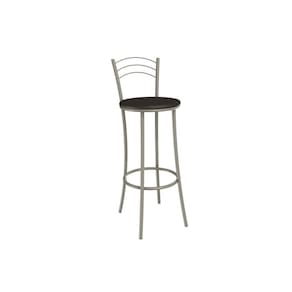 Banqueta Sala de Jantar Petra 1B700NK Aço 1 Un Niquel/ano Marrom - Kappesberg