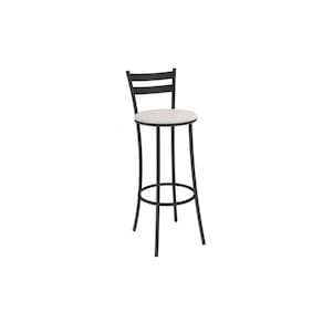 Banqueta Sala de Jantar Jade 1B699PRF Aço 1 Un Preto/ano Branco - Kappesberg