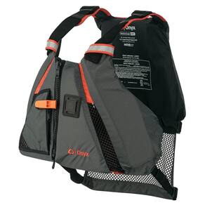 Colete salva-vidas Onyx Movevent Dynamic unissex para adultos laranja M/L